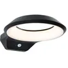 Image de Paulmann 94836 Applique d'extérieur LED Anela IP44 adapté aux insectes détecteur de mouvement 12,5W 700lm 245x309mm Anthracite aluminium 3000K