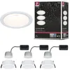 Image de Paulmann 94870 Spots encastrés LED 3-Step-Dim Cole kit de base kit de 3 IP44 rond 88 mm Coin 3x6W 3x470lm 230 V 2700 K Blanc