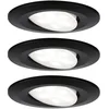 Image de LED encastré IP65 Calla autour de 4000K 3x6,5W Matt pivotant noir 999,91