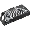 Image de HAZET Jeu de clés à fourche double 450N/12NRS I Profil extérieur hexagonal 6 x 7-30 x 32 I 12 pièces I Dans supports de serrage robustes en plastique I Couple maxi : 12 Nm '.