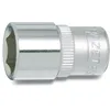 Image de Hazet 850-8 Douille carré creux 6,3 mm/profil traction à 6 pans extérieurs Taille 8 longueur 25 mm