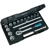 Image de Hazet 906 Lot de 17 douilles 1/2" Noir/bleu/argenté