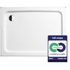 Image de Kaldewei Plan de douche 546-1 80x100cm, 440100010001, Couleur: blanc alpin