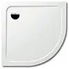 Image de Kaldewei   aRRONDO 873   1 100 x 100 x 6,5 cm, couleur : blanc, avec effet autolimpiante