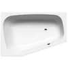 Image de Kaldewei Baignoire Plaza Duo Droite Modèle 190 180 x 120 x 42 cm Blanc Alpin Effet Perle