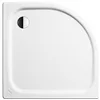 Image de Kaldewei Receveur de douche en zircon avec support de baignoire modèle 513-2 90 x 90 x 6,5 cm, trou d'écoulement Ø 9 cm, blanc alpin avec effet perle