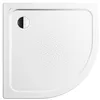 Image de Kaldewei Receveur de douche « Arrondo » modèle 873-2 100 × 100 cm en blanc alpin avec support de baignoire