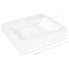 Image de Kaldewei Cono Lavabo à Poser Cono 3085 600x500x120 mm, Exécution: sans Trou de coulée - 902106003001