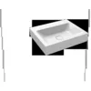Image de Kaldewei Cono lavabo mural 3089 600x500x120 mm, 902506003001, Exécution: Sans trou de coulée