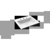 Image de Kaldewei Cono lavabo à encastrer 3080, 600x500x14 mm, 901606033001, Exécution: avec 3 trous taraudés