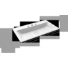 Image de Kaldewei Cono lavabo à encastrer 3081, 900x500x14 mm, 901706033001, Exécution: avec 3 trous taraudés