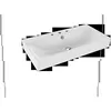 Image de Kaldewei Silenio Vasque murale 3045 900x460x120 mm, 904406033001, Exécution: 1x3 trou de coulée avec trop-plein