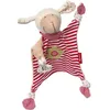 Image de Doudou Mouton Plat carré à noeuds 26 cm Coton Bio Sigikid® - câlins b
