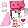 Image de Götz 3402239 Coiffeur pour poupées - Accessoires pour Le coiffage et la Coiffure - Kit de Coiffure et de Maquillage 35 pièces pour poupées et têtes de Maquillage