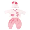Image de Götz 3402588 Combinaison bébé Taille Leo & Check. S - Vêtements de poupée 3 pièces pour poupées d'une Taille de 30 à 33 cm - Comprenant Un Chapeau, Une Veste et Un Pantalon