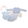 Image de Götz 3402602 Combinaison de Patinage - Tenue de Patin à Glace Taille de vêtements de poupée. XL - Ensemble vêtements et Accessoires 5 pièces pour poupées Debout de 45 à 50 cm