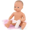 Image de Götz 0753010 Poupée Nouveau-née Aquini Girl - Poupée de Bain de 33 cm de Haut avec Yeux Bleus Peints et sans Cheveux - bébé de Bain à partir de 18 Mois