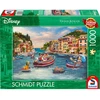 Image de Thomas Kinkade Studios : Disney - Mickey et Minnie en Italie, Puzzle