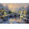 Image de Schmidt Spiele Thomas Kinkade : Village en hiver