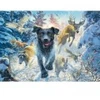 Image de Schmidt Spiele Labrador Noir dans la Neige