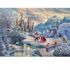 Image de Schmidt Spiele Thomas Kinkade Disney - Beauty and the Beast, Magical Winter Evening