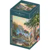 Image de Puzzle en bois Thomas Kinkade Studios : Au vieux ruisseau du moulin