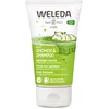 Image de WELEDA - 2in1 Shower & Shampoo Citron vert pétillant - Nettoie en douceur, doux pour les yeux - Pour la toilette du corps et cheveux des enfants à partir de 3 ans - NATRUE* - Vegan*** - 150ml