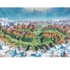 Image de Heye Map Art - Alpine Mountain World