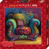 Image de HEYE, Chaise Lounge Relax!, Puzzle 1000 pièces, Art Puzzles, Favorise la Concentration, QI Puzzle Jeux, Parfait pour Le Tapis de Puzzle, Taille : 50 x 70 cm