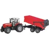 Image de bruder 02045 - Massey Ferguson 7480 avec remorque à benne basculante, tracteur, remorque à benne basculante, tombereau, ferme