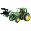 Image de Véhicule Miniature - Tracteur John Deere Vert avec Fourche, Modèle réduit de voiture
