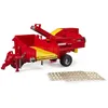 Image de bruder 02130 - Grimme SE 75-30 Récolteuse de pommes de terre avec 80 imitations, machine à récolter, tracteur-remorque