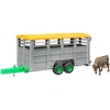 Image de Wagon à bestiaux avec vache, Modèle réduit de voiture