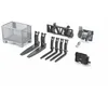 Image de bruder 02318 - Palette grillagée, treuil et fourches de chargeur frontal, Véhicule de chantier, Accessoires pour tracteurs