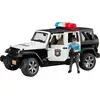 Image de Véhicule Miniature - Jeep Wrangler Unlimited Rubicon Police Avec Policier, Modèle réduit de voiture