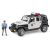 Image de bruder 02526 - Jeep Wrangler Unlimited Rubicon Véhicule de police avec policiers & équipements, module son et lumière