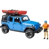 Image de Jeep Wrangler Rubicon Unlimited avec kayak et figurine, Modèle réduit de voiture