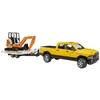 Image de RAM Rental Service avec mini-pelle, Modèle réduit de voiture