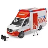 Image de bruder 02676 - Mercedes Benz Sprinter Ambulance module son et lumière intégré, véhicule d'intervention, ambulance