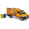 Image de Bruder 02682 - MB Sprinter Kommunal Müllfahrzeug - 1:16, Véhicule, Camion à ordures, Collecte des déchets, Jouets à partir de 4 Ans