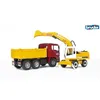 Image de Bruder Man TGA Tipping Voiture Avec Pelle Liebherr (02751) en occasion ou reconditionné