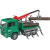 Image de Camion MAN porte troncs avec grue et 3 troncs, Modèle réduit de voiture