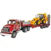 Image de Camion MACK Granite avec chargeur surbaissé et JCB 4CX, Modèle réduit de voiture