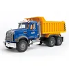 Image de bruder 02815 - Camion MACK Granite avec benne basculante, camion, camionnette, camion, véhicule de chantier, chantier de construction