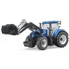 Image de bruder 03121 - New Holland T7.315 avec chargeur frontal, Ferme, Tracteur, Jouet, Véhicule