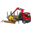 Image de Camion de transport de bois MB Arocs avec grue de chargement et grappin, Modèle réduit de voiture