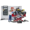 Image de bruder 62102 - bworld Atelier de moto Scrambler Ducati Full Throttle avec mécanicien,Atelier, figurine jouet