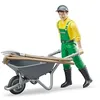 Image de bruder 62610 - Set de figurines d'agriculteurs avec accessoires - 1:16 Agriculteur, Figurine jouet, Homme, Homme, Étable, Tracteur, Ferme, Ferme équestre