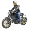 Image de BRUDER - 63050 - Moto Scrambler Ducati Cafe Racer avec Motard