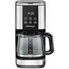 Image de Rommelsbacher Cafetière filtre FKM 1000-1,5 litre, réservoir d'eau pour 12 tasses à café, carafe en verre, démarrage différé, fonction chauffage, fonction d'arôme, support de filtre amovible